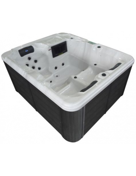 udendørs spa 3 personer udendørsspa spabad udendørs terrasse led bobler lys tilbud massage whirlpool boblebad
