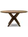 Riviera Maison Portland rundt spisebord i genanvendt egetræ H78 x Ø150 cm - Antik eg