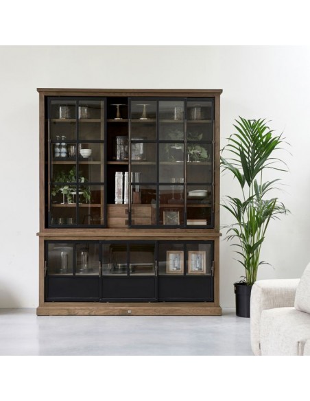 riviera maison vitrineskab vitrine træ