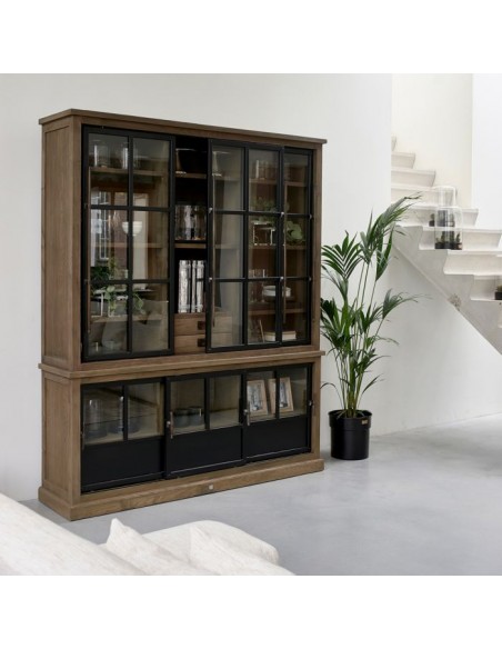 riviera maison vitrineskab vitrine træ