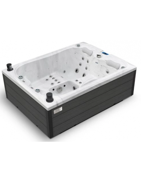 udendørs spa 3 personer udendørsspa spabad udendørs terrasse led bobler lys tilbud massage whirlpool boblebad