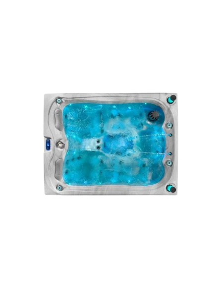 udendørs spa 3 personer udendørsspa spabad udendørs terrasse led bobler lys tilbud massage whirlpool boblebad