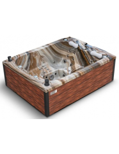 udendørs spa 3 personer udendørsspa spabad udendørs terrasse led bobler lys tilbud massage whirlpool boblebad