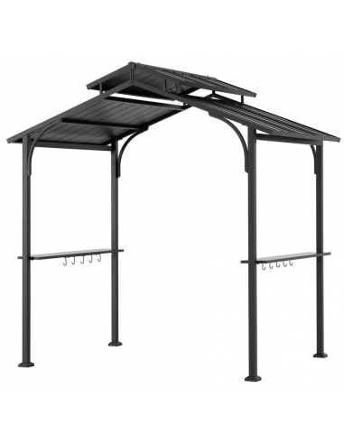 grill pergola træ pavillon havepavillon pavillion terrasseoverdækning terrasse overdækning
