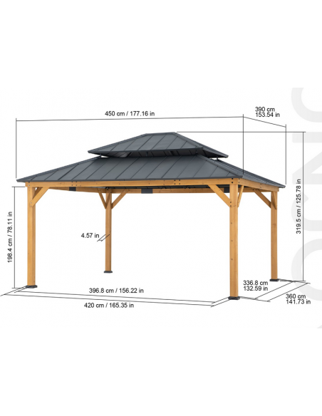 pergola træ pavillon havepavillon pavillion terrasseoverdækning terrasse overdækning