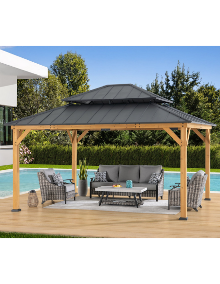 pergola træ pavillon havepavillon pavillion terrasseoverdækning terrasse overdækning