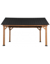 TODI Pavillon i cedertræ og stål H291,5 x B399,5 x D335,5 cm - Natur/Antracit