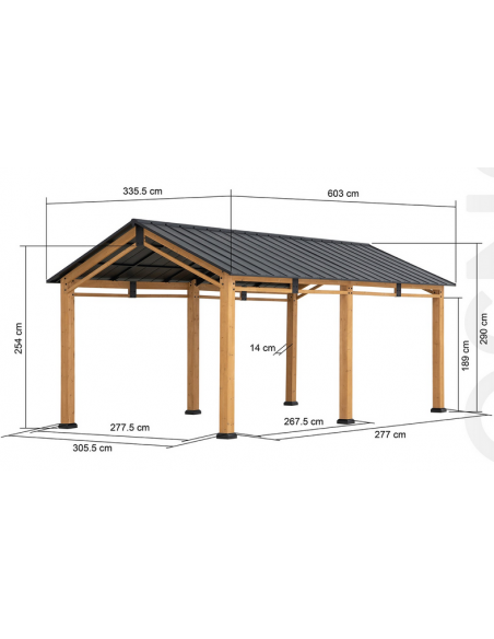 pergola træ pavillon havepavillon pavillion terrasseoverdækning terrasse overdækning