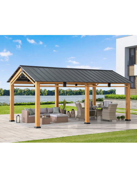pergola træ pavillon havepavillon pavillion terrasseoverdækning terrasse overdækning