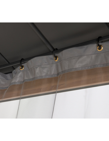 myggenet sider pergola pavillon havepavillon pavillion