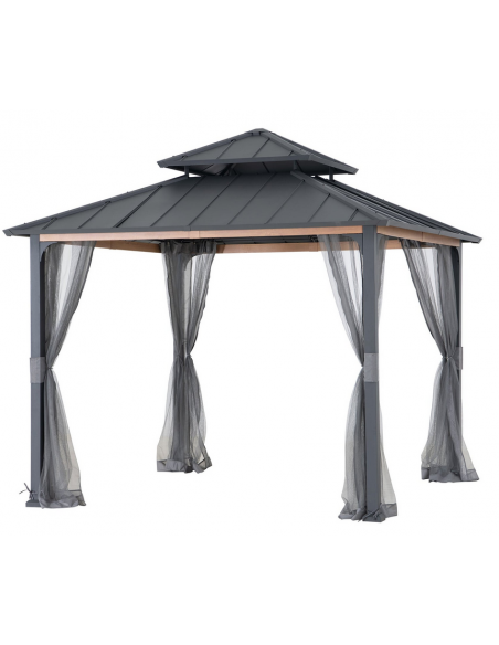 myggenet sider pergola pavillon havepavillon pavillion