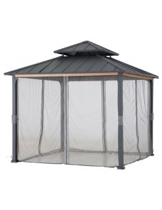 myggenet sider pergola pavillon havepavillon pavillion