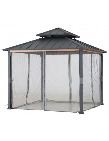 myggenet sider pergola pavillon havepavillon pavillion