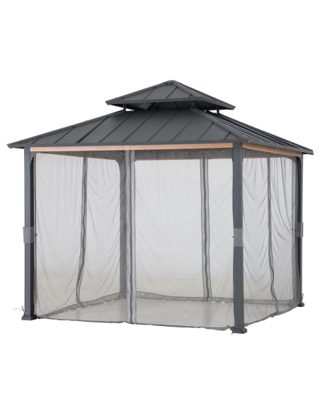 myggenet sider pergola pavillon havepavillon pavillion