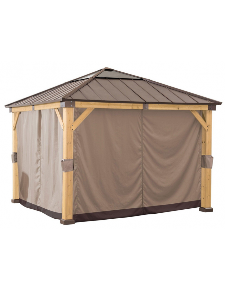 gardiner myggenet sider pergola pavillon havepavillon pavillion