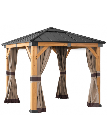 gardiner myggenet sider pergola pavillon havepavillon pavillion
