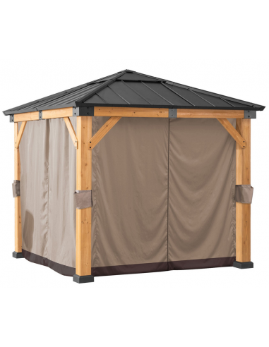 gardiner myggenet sider pergola pavillon havepavillon pavillion