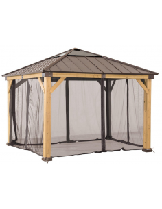 gardiner myggenet sider pergola pavillon havepavillon pavillion