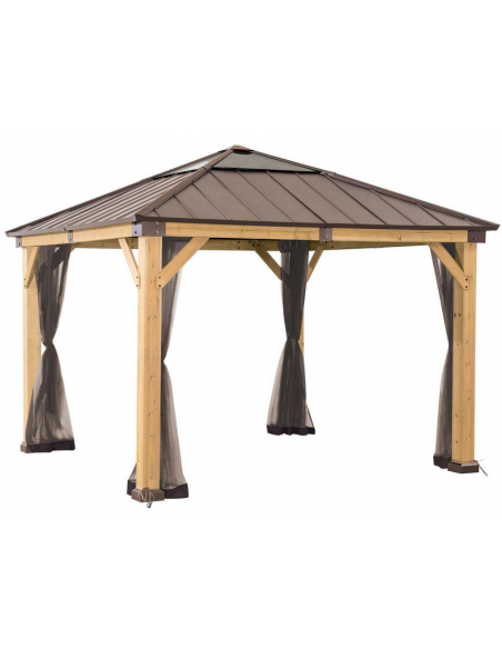 gardiner myggenet sider pergola pavillon havepavillon pavillion
