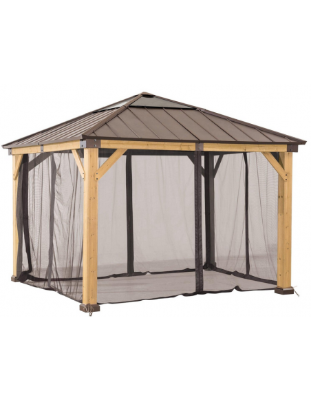 gardiner myggenet sider pergola pavillon havepavillon pavillion