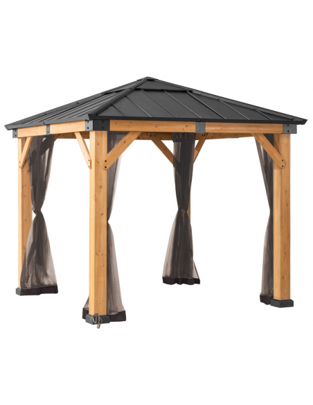 gardiner myggenet sider pergola pavillon havepavillon pavillion