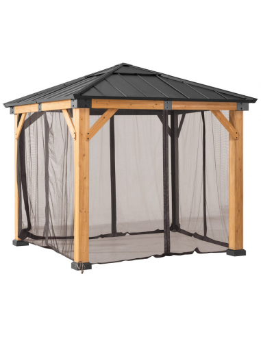 gardiner myggenet sider pergola pavillon havepavillon pavillion