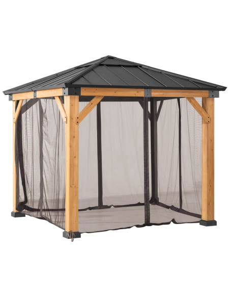 gardiner myggenet sider pergola pavillon havepavillon pavillion