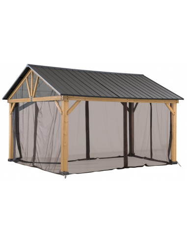 gardiner myggenet sider pergola pavillon havepavillon pavillion