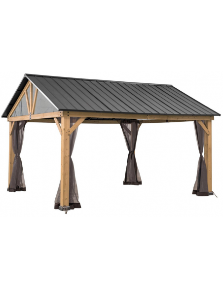 gardiner myggenet sider pergola pavillon havepavillon pavillion