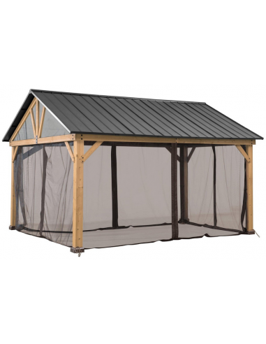 gardiner myggenet sider pergola pavillon havepavillon pavillion