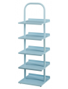 Børne skoreol i metal H96 x B30 x D27 cm - Blå
