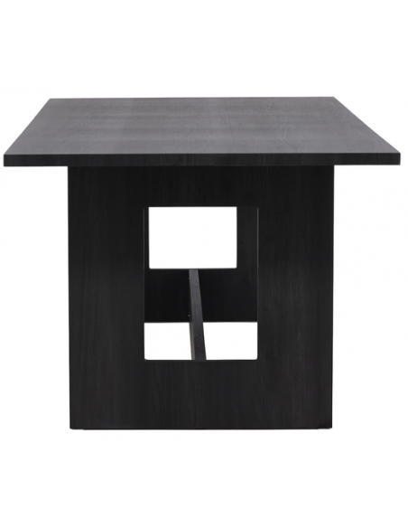 Spisebord sort træ