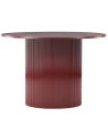 LENO Rundt spisebord i mdf H75 x Ø110 cm - Bordeaux