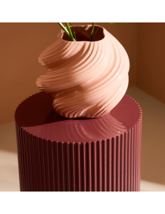 sofabord sidebord rundt stuemøbler træ 2