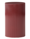 LENO Rundt Sidebord i mdf H50 x Ø30,5 cm - Blank bordeaux