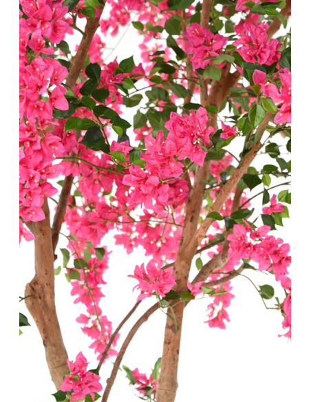 Stort kunstigt træ blomstertræ blomster pink bougainvillea