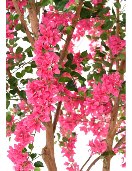 Stort kunstigt træ blomstertræ blomster pink bougainvillea