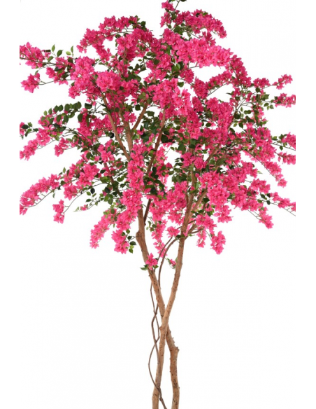 Stort kunstigt træ blomstertræ blomster pink bougainvillea