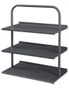 Skoreol i metal H73 x B60 x D32 cm - Antracit