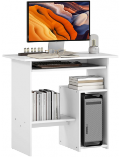 computerbord skrivebord hvid billigt børneværelse