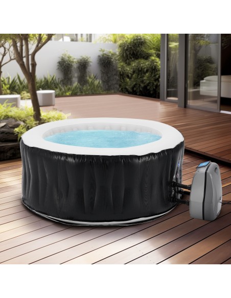 udendørs oppusteligt spa udendørsspa spabad udendørs terrasse tilbud massage whirlpool boblebad