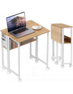 computerbord skrivebord på hjul sammenklappeligt billigt