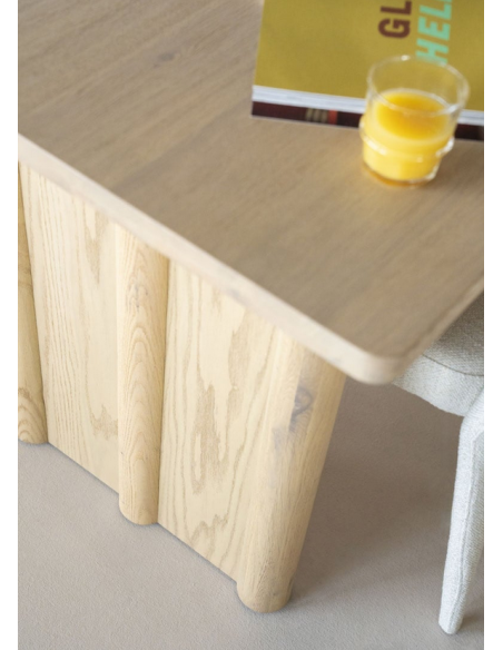 Spisebord træ massiv eg egetræ