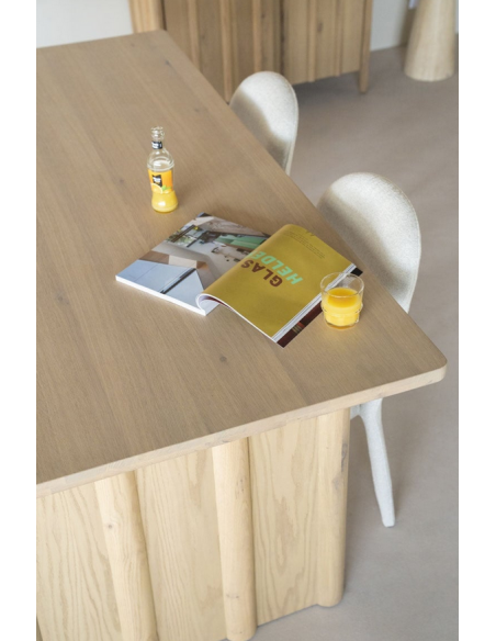 Spisebord træ massiv eg egetræ