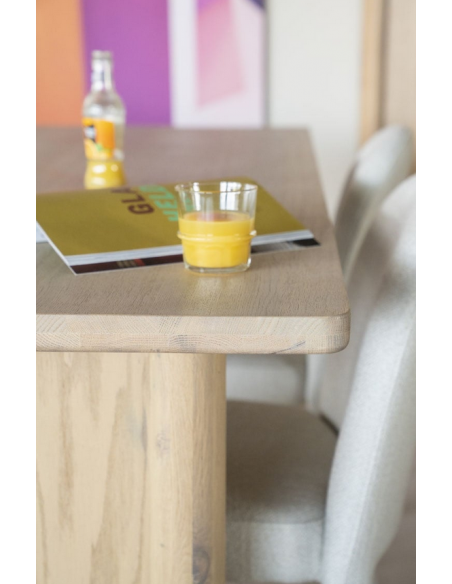 Spisebord træ massiv eg egetræ