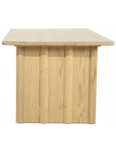 Spisebord træ massiv eg egetræ 2