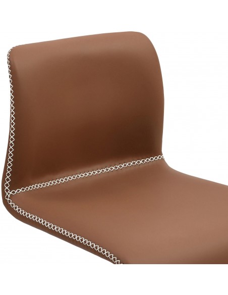 barstol brun læder cognac billig moderne