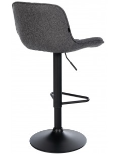 barstol stof mørkegrå grå billig moderne 2