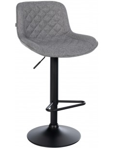 barstol stof mørkegrå grå billig moderne