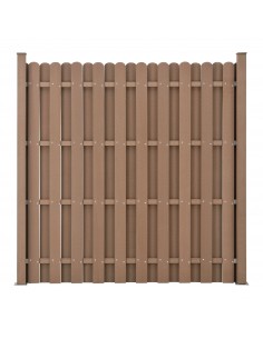 Hegn i komposit vedligeholdelsesfrit havehegn plankeværk have terrasse hund 2